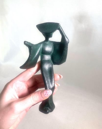 Japanese metal cast figurine - Awa-odori dancer (different available)