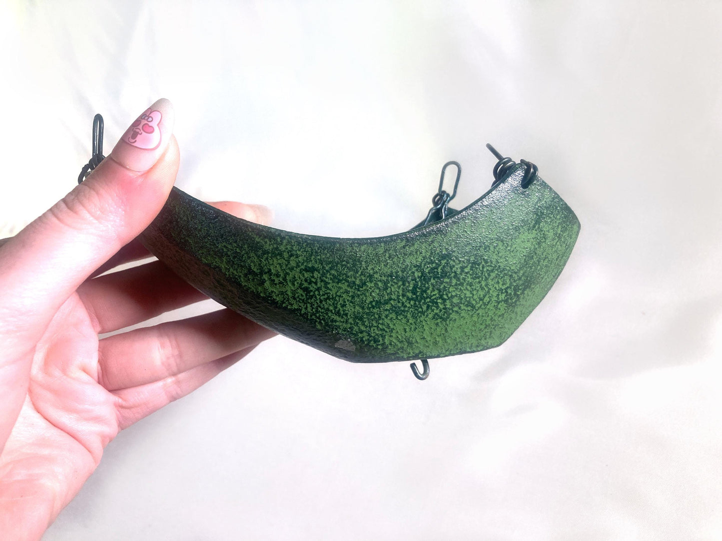 Cast iron wind chime (fuurin) with ikebana container