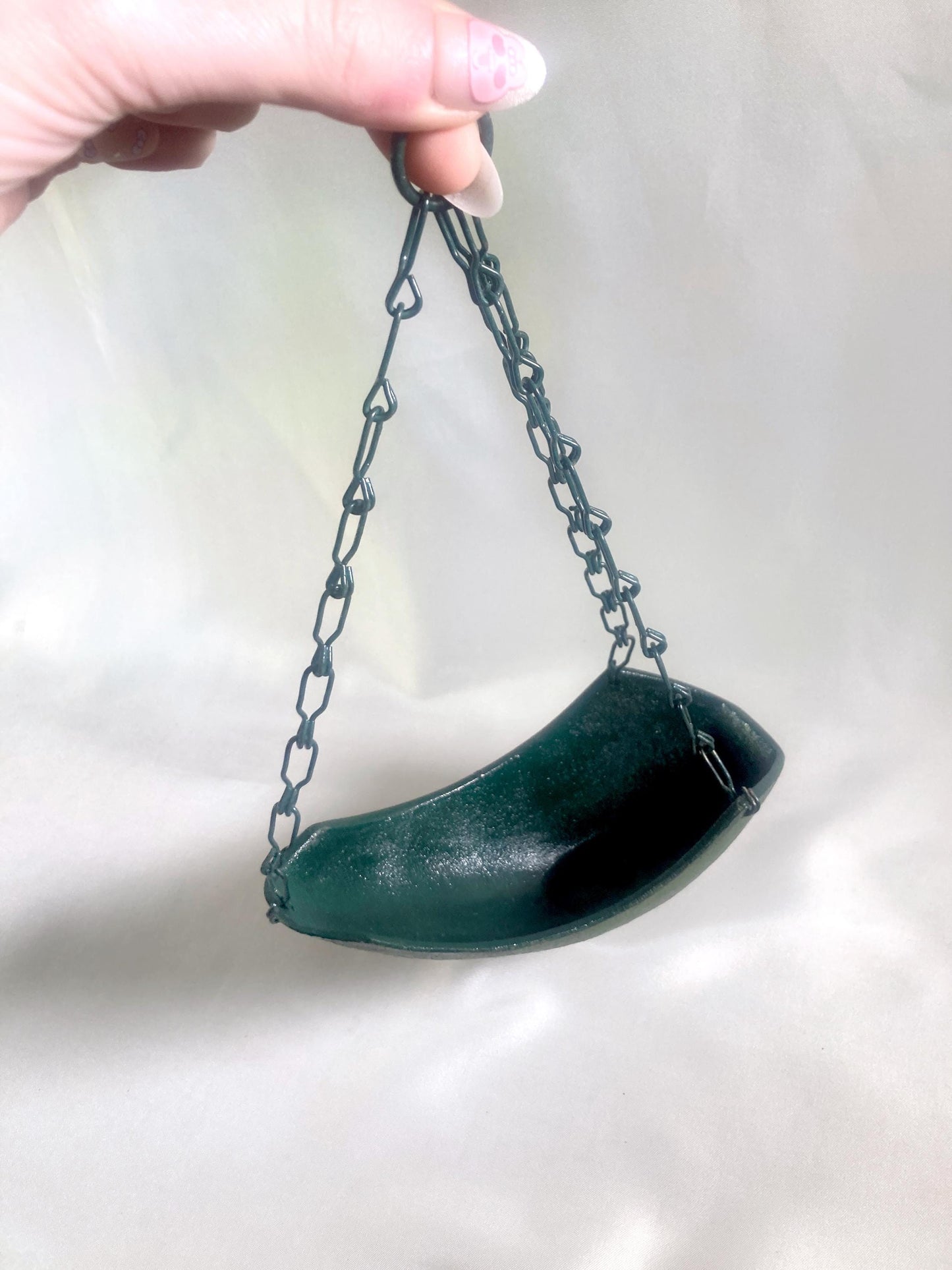 Cast iron wind chime (fuurin) with ikebana container