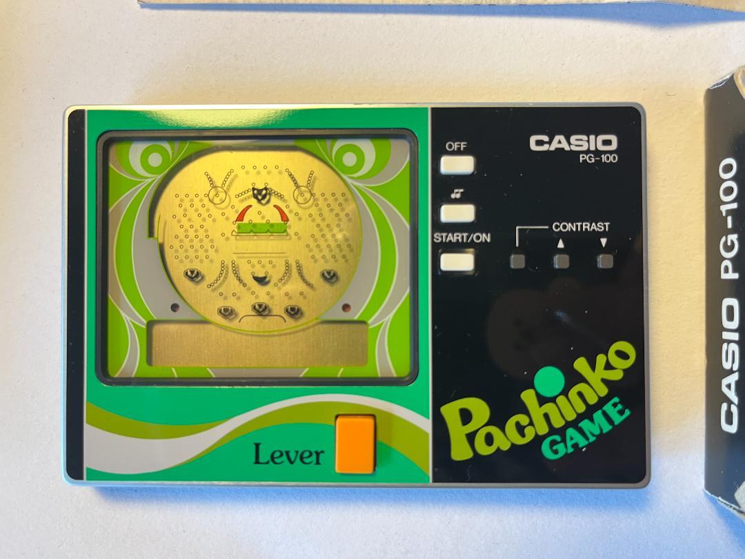 Casio PG-100 LCD Pachinko Game - Working - 1983