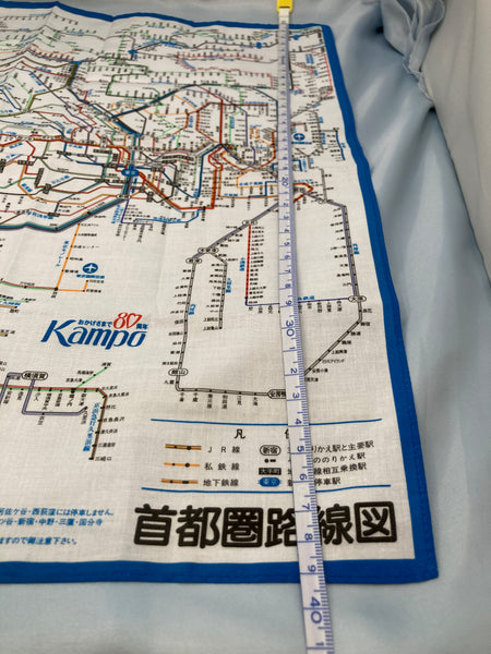 Tokyo Train Map Handkerchief