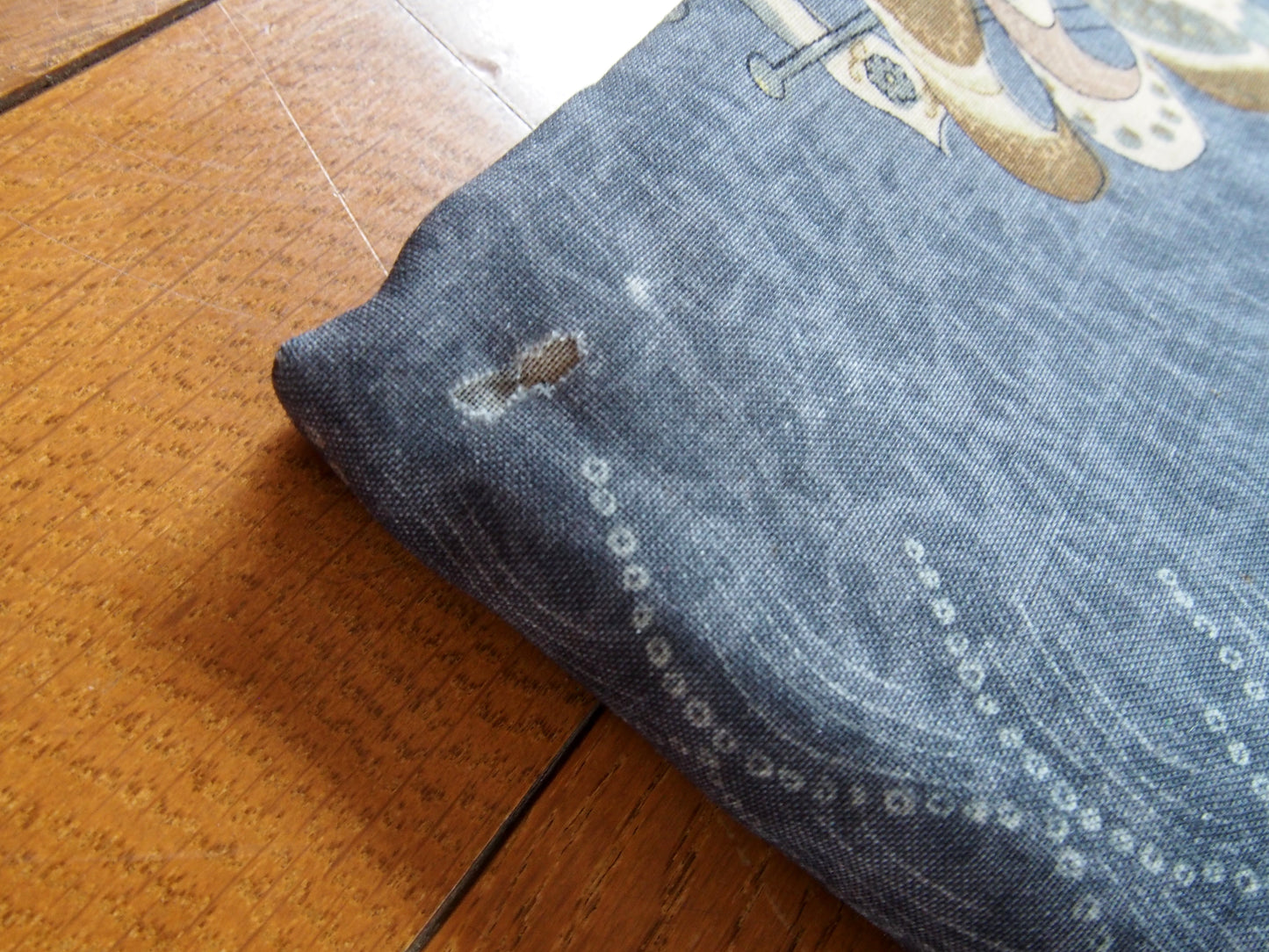 Men's Kimono Undershirt – steel blue w/sailships