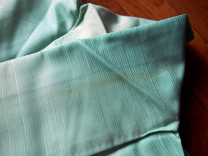 Kimono – mint green with flowers