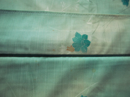 Kimono – mint green with flowers