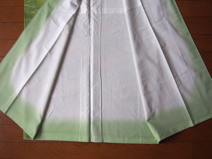 Vintage Kimono – farmhouses on spring green