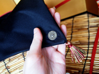 Upcycled kimono shoulder bag (mini)