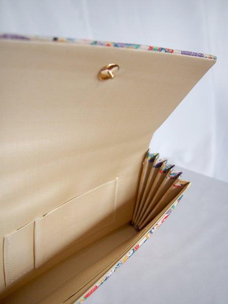 Vintage kimono handbag- clutch minibag