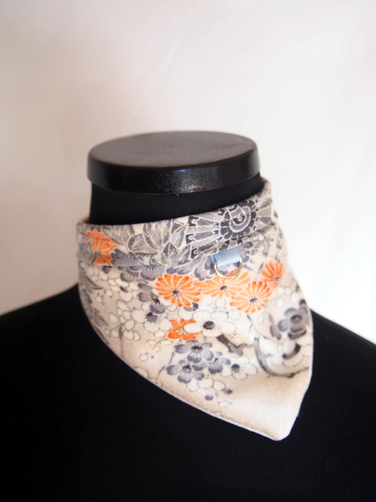 Vintage kimono bandana for pets - size S