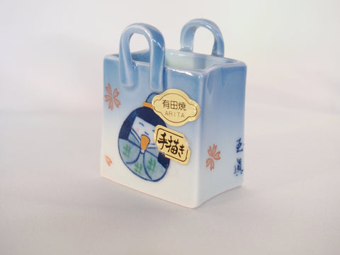 Miniature ikebana vase - Arita yaki