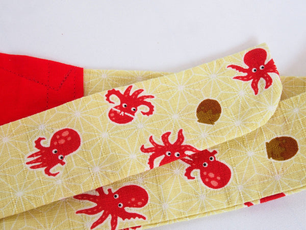 Octopus party - mini wrap cotton skirt