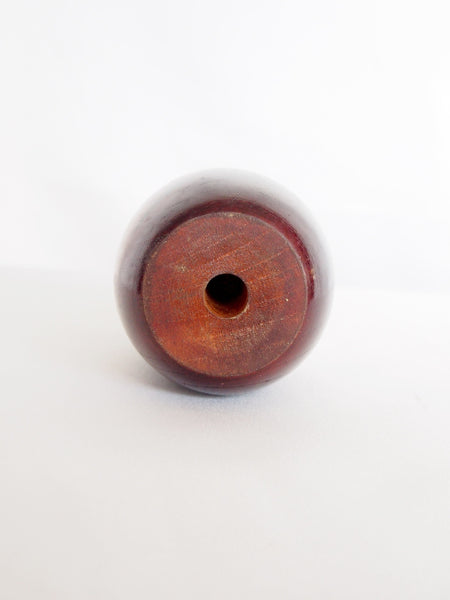 Wooden Daruma figurine