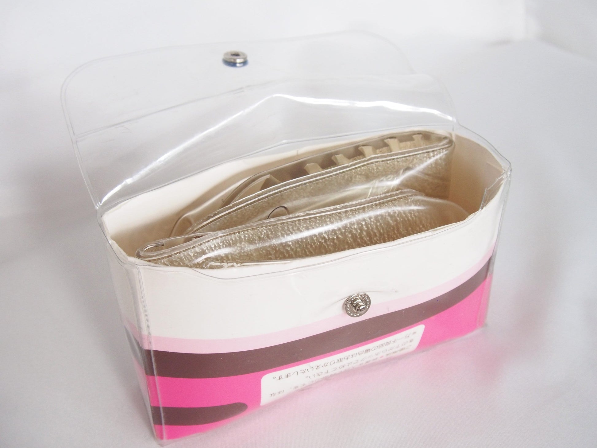 Vintage zori covers - clear silicone rainboots