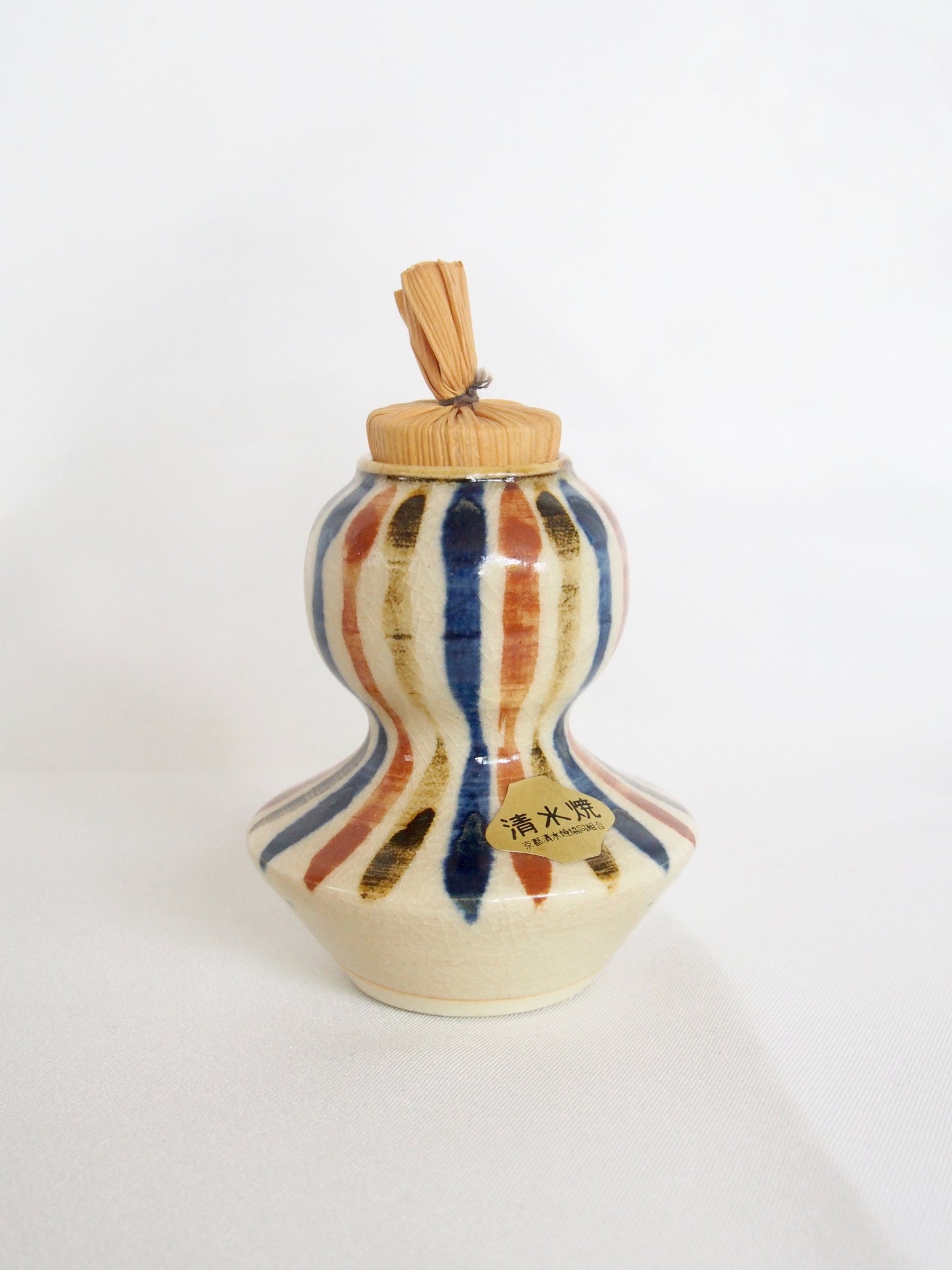 Kyomizu ware miniature shichimi spice container