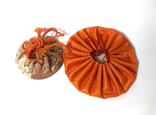 Japanese mini pouches "sode otoshi" for tea ceremony - set of 2