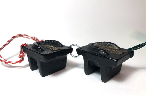 Cast iron wind chime (fuurin) - Japanese geta shoes