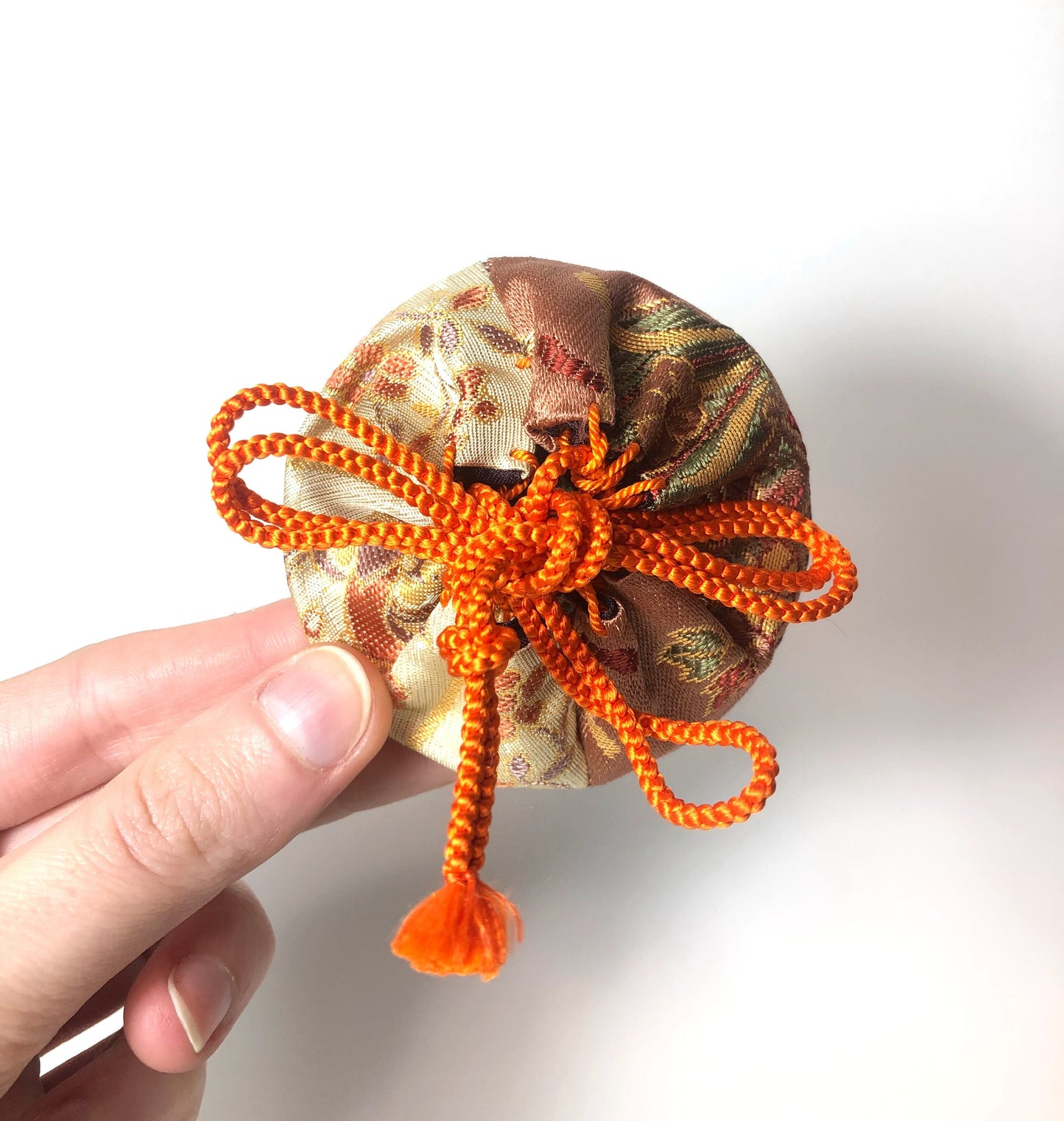 Japanese mini pouches "sode otoshi" for tea ceremony - set of 2