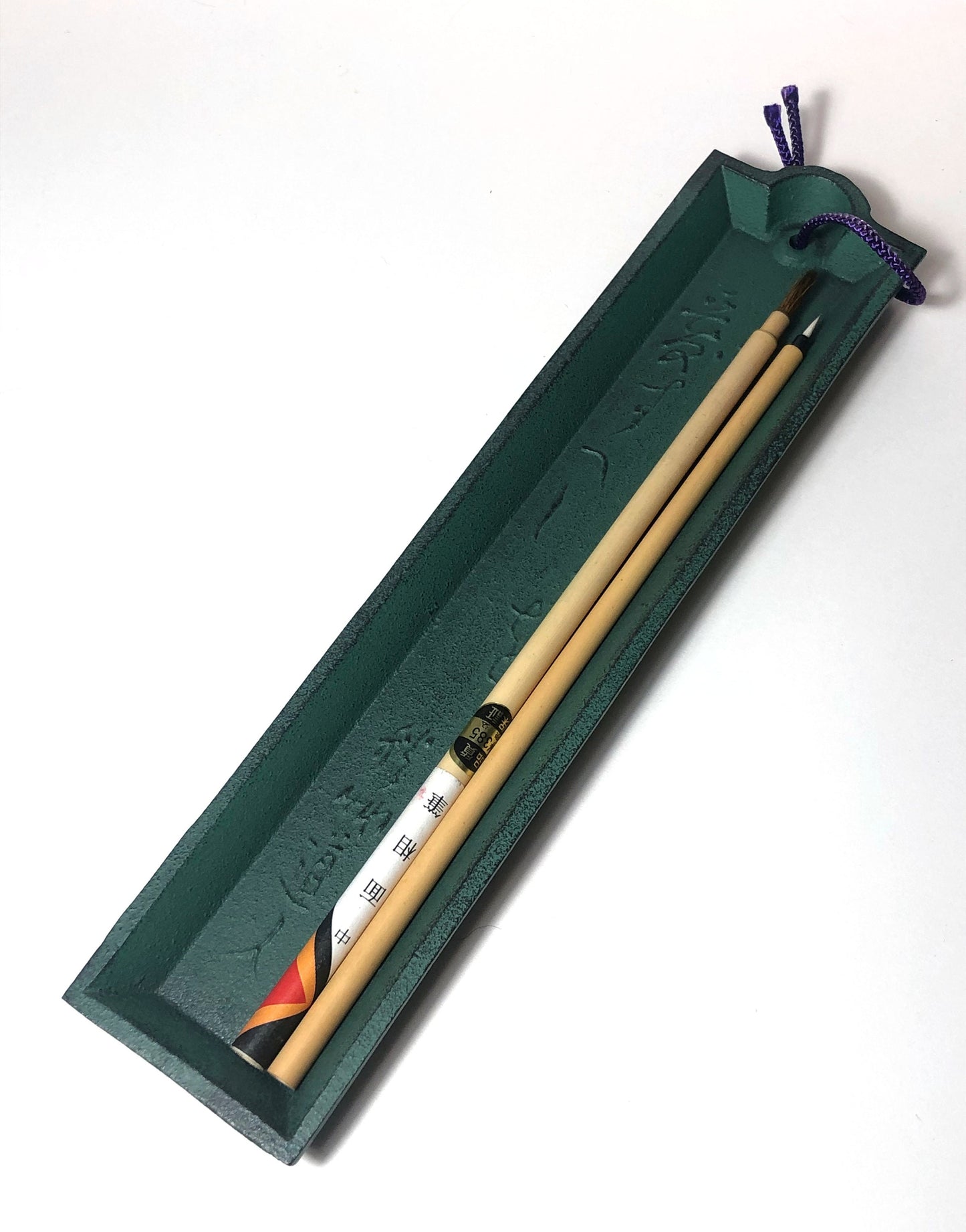 Japanese iron cast paperweight - stationery tray