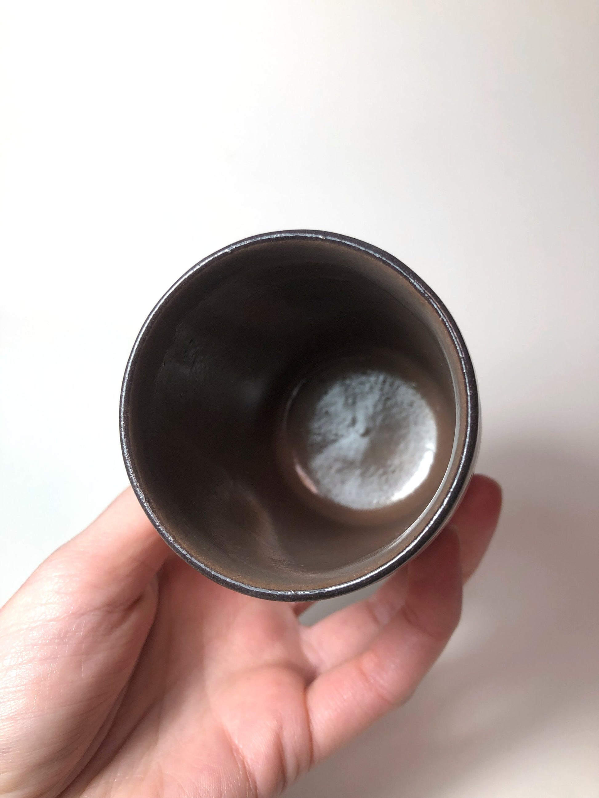 Japanese Kyomizuyaki tea cup - nadeshiko