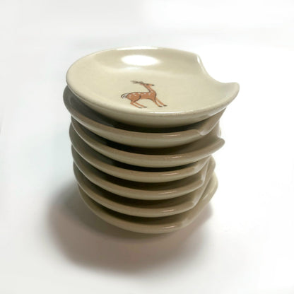 Miniature Japanese plates - seven gods of luck (set of 7)