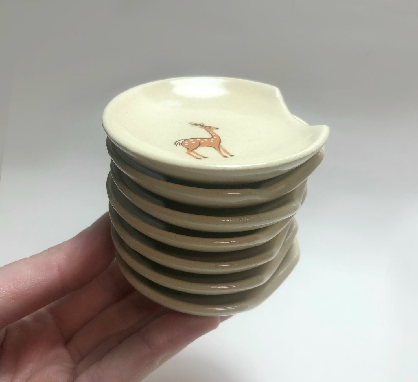 Miniature Japanese plates - seven gods of luck (set of 7)