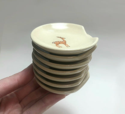 Miniature Japanese plates - seven gods of luck (set of 7)