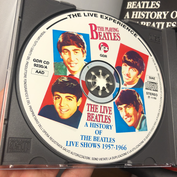The Playing Beatles - The Live Beatles - A history of the live Beatles shows 1957-1966