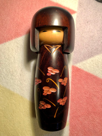 Wooden Kokeshi Doll by Usaburo