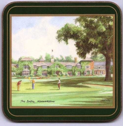 Pimpernel Championship Golf Coasters - Set of 6 -