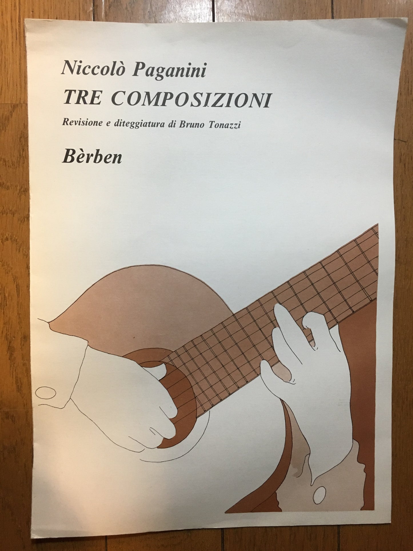 Three compositions by N. Paganini (for guitar)