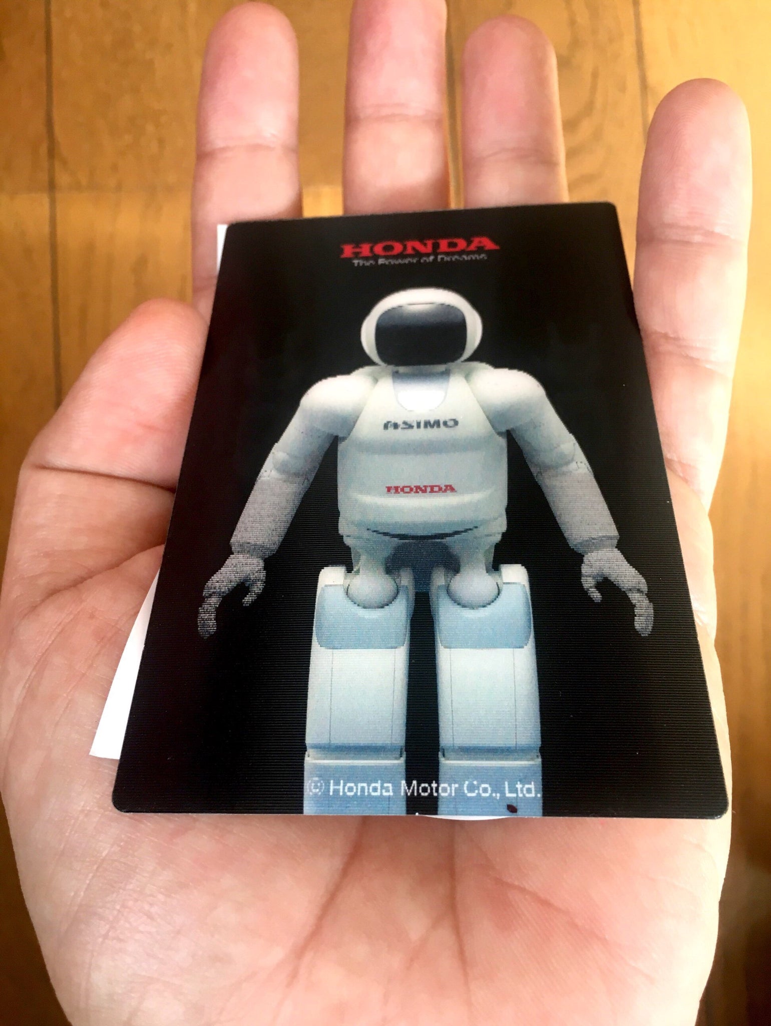 Sign language Asimo 3D sticker “I love you”