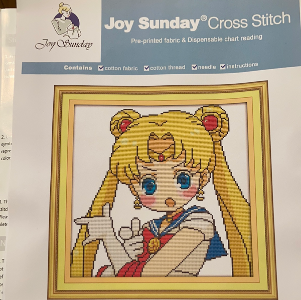 Cross Stitch Kit “Pretty Soldier Sailor Moon”