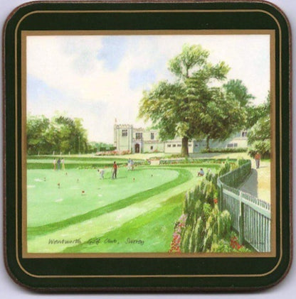 Pimpernel Championship Golf Coasters - Set of 6 -