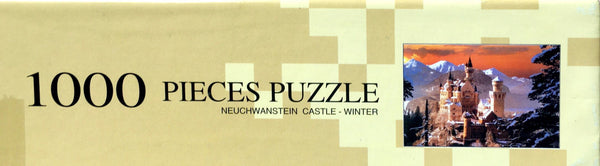 Neuschwanstein Castle in winter - 1000 pieces