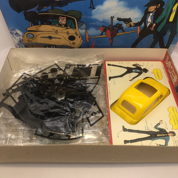 Lupin III Fiat 500 plastic model