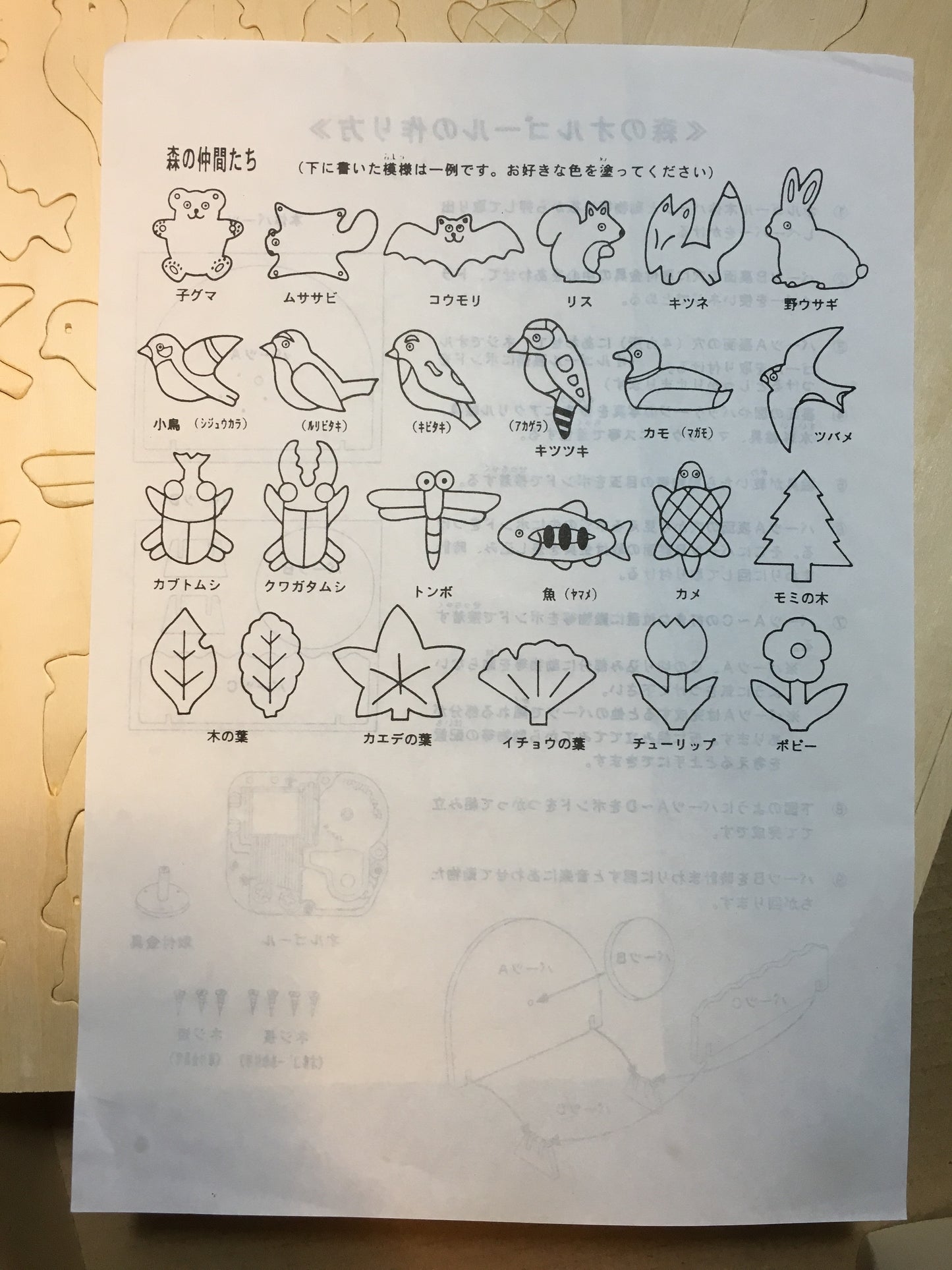 Wooden Kit "Forest Music Box"