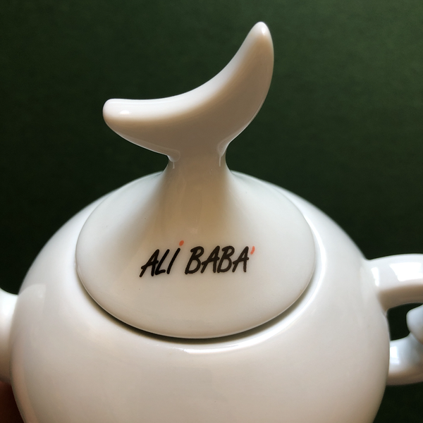 AnCap Ali Baba White 2 Cup Espresso Maker