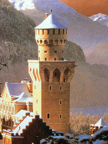 Neuschwanstein Castle in winter - 1000 pieces