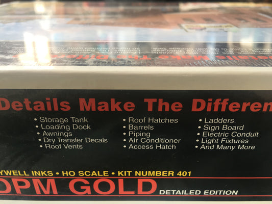 Design Preservation Models (DPM) GOLD Drywell Inks Building HO SCALE: 1:87