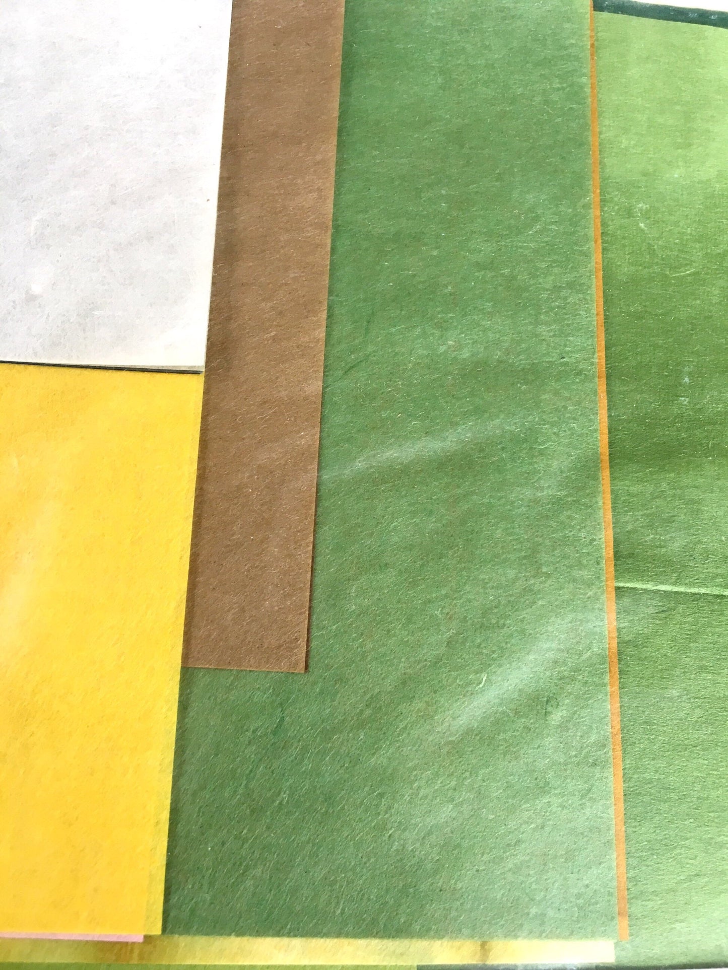 Washi (Japanese paper) collage