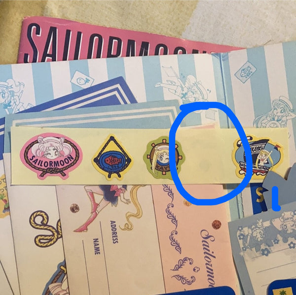 Sailor Moon Letter Set + Photo Album Set (mid 1990s)