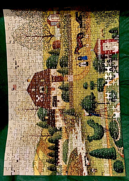 “Garden Creatures” by Charles Wysocki 1,500 (2 pieces missing) + 400 pieces (all pieces included)