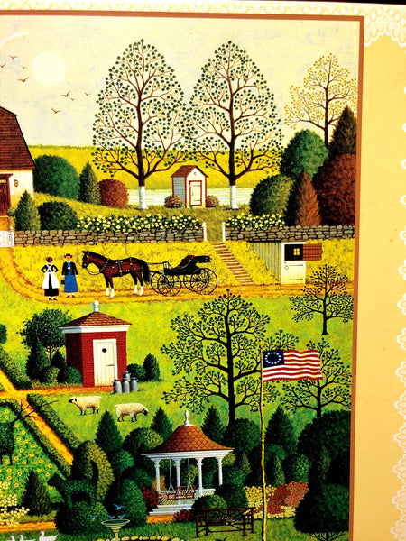 “Garden Creatures” by Charles Wysocki 1,500 (2 pieces missing) + 400 pieces (all pieces included)