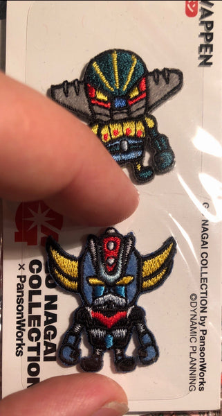 Go Nagai’s characters: mini adehesive patches - Set of 4
