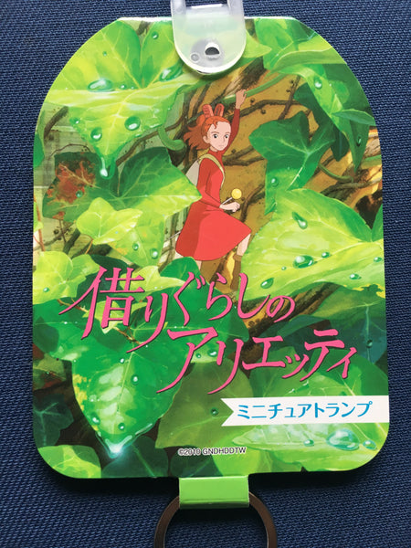 The Secret World of Arrietty miniature card deck