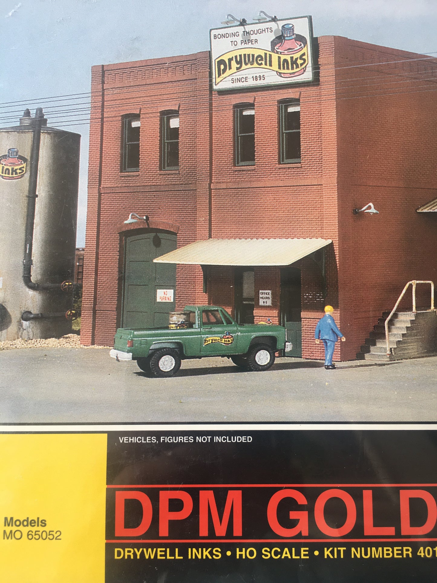Design Preservation Models (DPM) GOLD Drywell Inks Building HO SCALE: 1:87
