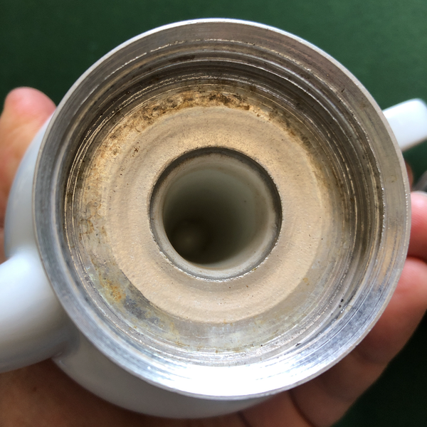 AnCap Ali Baba White 2 Cup Espresso Maker