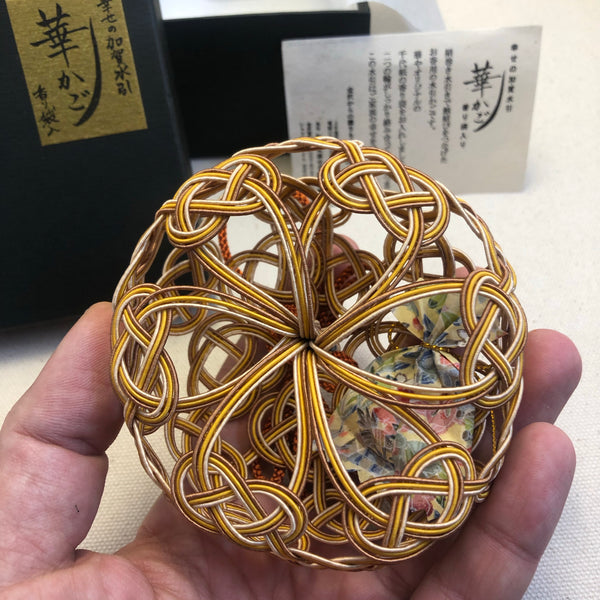 Mizuhiki mini chest for scented sachets