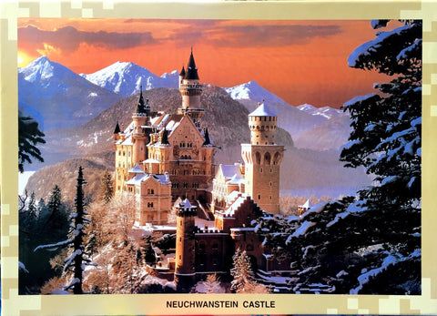 Neuschwanstein Castle in winter - 1000 pieces