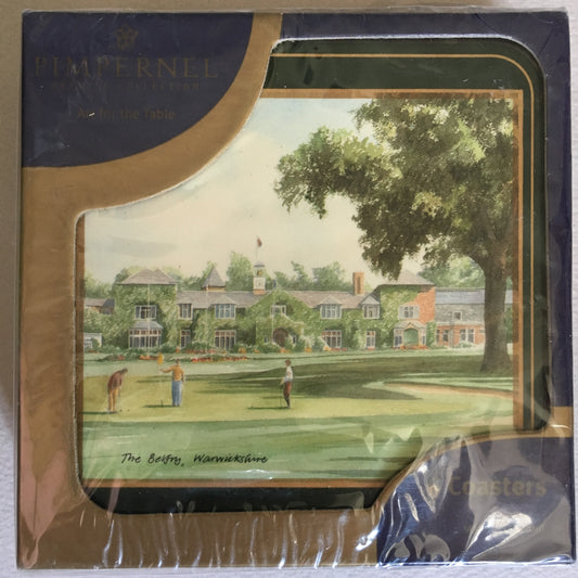 Pimpernel Championship Golf Coasters - Set of 6 -