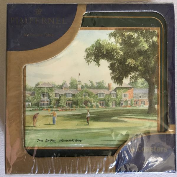 Pimpernel Championship Golf Coasters - Set of 6 -